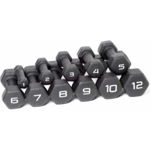 9lb Pair Neoprene Dumbbells, Non-Slip Hand Weights for Home Gym