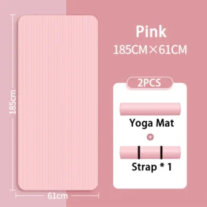8mm Yoga Mat thick style for sports, dance and fitness