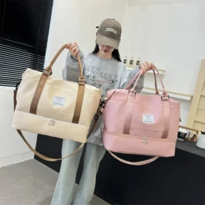 Lightweight Large Shoulder Duffle Bag for Yoga & Fitness