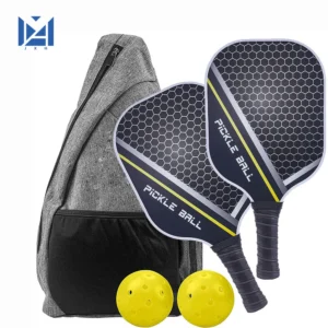 Pickleball Paddles Graphite Carbon Fiber Lightweight Racquet Set