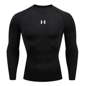 Men Running Compression Long T-shirt & Jogging Top