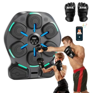 Wall Mounted Music Boxing Machine with Bluetooth & Boxing Gloves