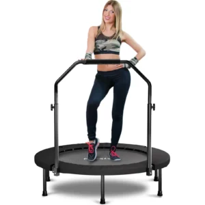 Rebounder Trampoline for Adults - 40" Foldable Mini Trampoline Max Load 350lbs,S