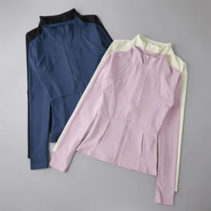 Women’s Lightweight Active Jacket – Long Sleeve Zip-Up Windbreaker