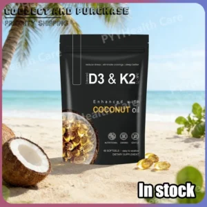 BoneFlex™ D3 + K2 Capsules – Bone Strength, Joint Support & Energy Wellness